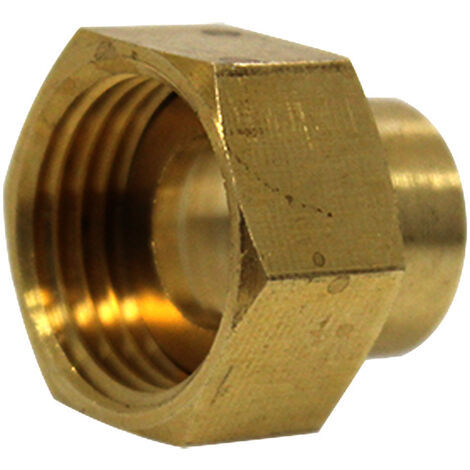 Raccord droit 2 pièces 359 GCU femelle 1/2" (15/21) - Tube Cuivre Ø14 - Arcanaute (1/5)