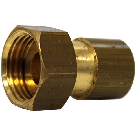 Raccord droit 2 pièces 359 GCU femelle 1/2" (15/21) - Tube Cuivre Ø16 - Arcanaute (1/3)
