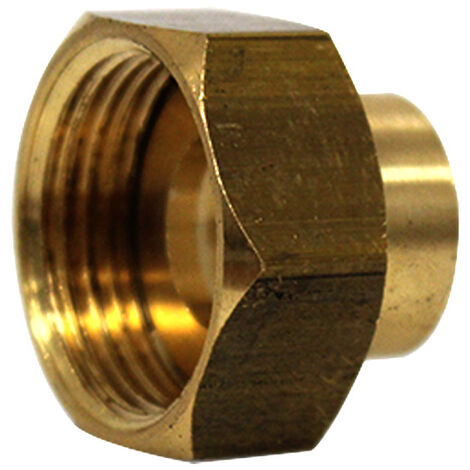 Raccord droit 2 pièces 359 GCU femelle 3/4" (20/27) - Tube Cuivre Ø16 - Arcanaute (1/5)