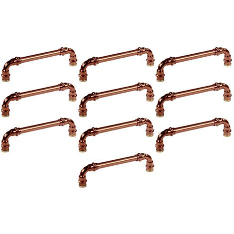 Lot De 10 Poignées De Tiroir Rétro En Métal Pour Meubles De Cuisine Porte Darmoire Placards Avec Boutons Meubles En Laiton Antique 8135mm Bronze 91474388