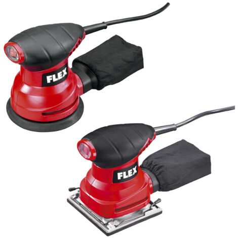 Flex – Pack de 2 ponceuses XS 713 et MS 713 – 230W et 220W – Vitesse jusqu'à 14000 tr/min – Coffret L-BOXX – 900234 (1/5)