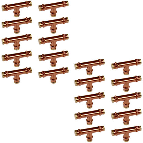 Lot de 20 Boutons de meuble cuivre et laiton "Vintage - Retro" - Arcanaute (1/4)