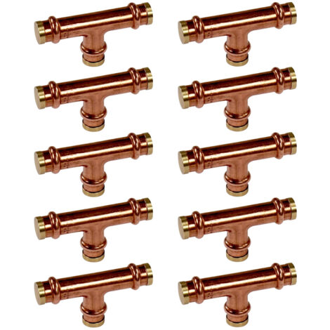 Lot de 10 Boutons de meuble cuivre et laiton "Vintage - Retro" - Arcanaute (1/4)