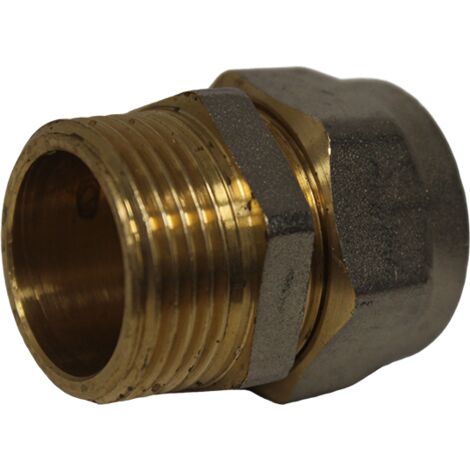 Raccord Multicouche à compression Ø26x3,0 - Droit Mâle 1" (26/34) - Henco