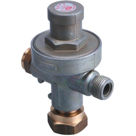 Détendeur entrée verticale Citerne Propane - débit 40kg/h 3 bar - NF (1/2)