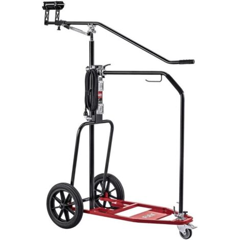 Flex – Poste de travail mobile pour systèmes de ponçage – Châssis stable pour chantiers – Roues en caoutchouc – Hauteur de travail max. 3400 mm – 473278 (1/5)