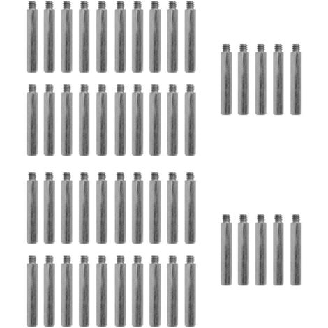 Boîte plastique de 50 rallonges 15 mm pour patte à vis - filetage 7x150 - Ram (1/2)
