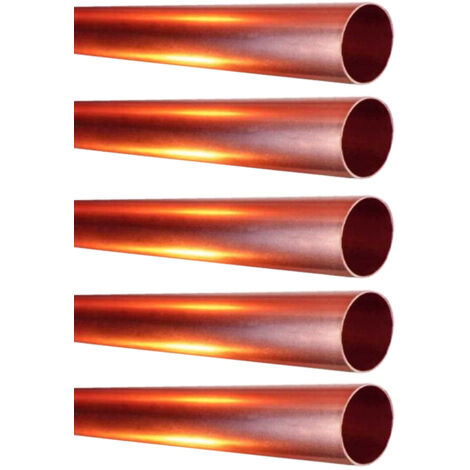 Lot de 5 Tubes cuivre écroui Ø16 - barre de 4m