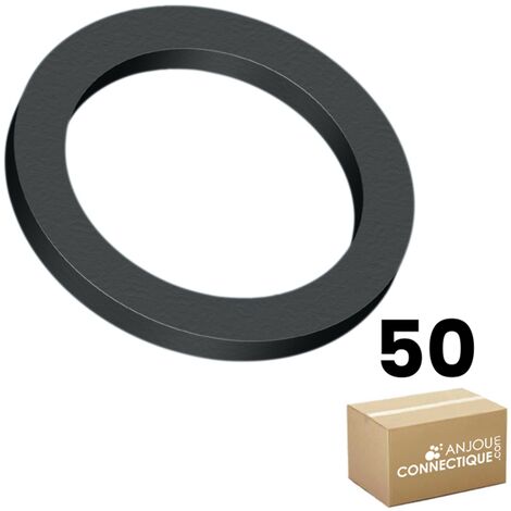 Boîte de 50 joints caoutchouc SBR pour eau froide, arrosage - 1"1/2 (40/49) - 38 x 44 x 2 mm - WATTS