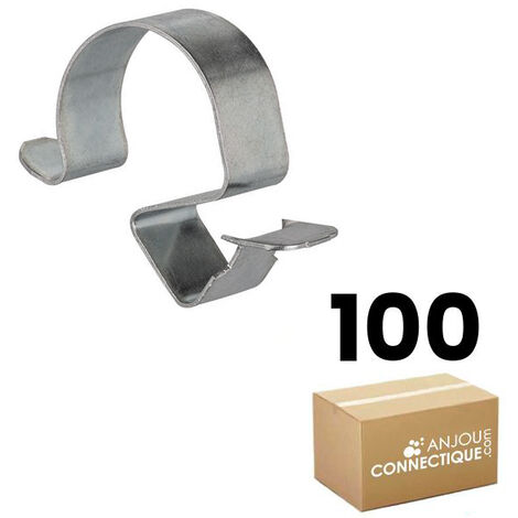 RAM – Boîte plastique de 100 clips pour câbles Ø 6-9 mm – Épaisseur tôle 2-7 mm – Fixation sécurisée pour installations électriques