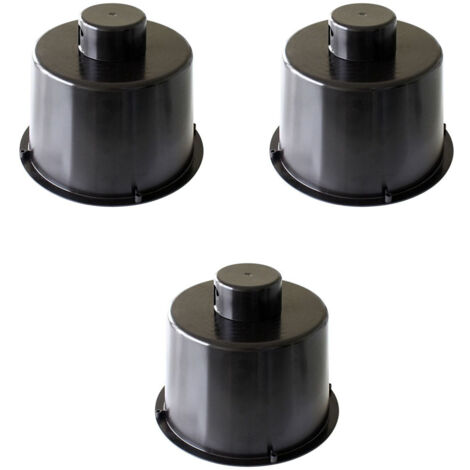RAM – Lot de 3 protections de spot encastrable RT plein – Pour laine en rouleau et soufflée – Installation facile en construction neuve (1/4)