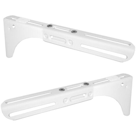 Kit de 2 consoles de lavabo réglable - Peinture epoxy - Ajustable de 210 mm à 230 mm - Ram