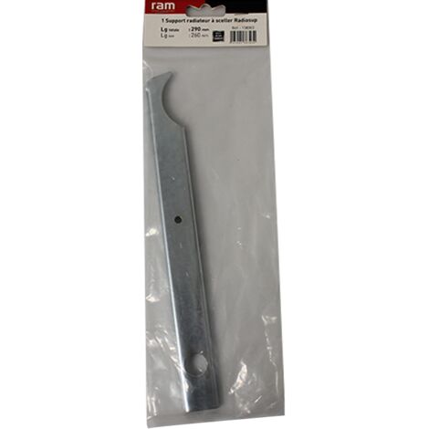 RAM – Support radiateur à sceller en acier zingué – Longueur axe 260 mm – Longueur totale 290 mm – Résistant à la corrosion