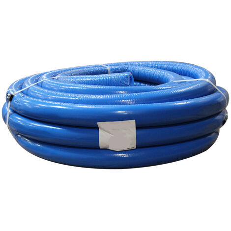50m tube PER prégainé isolé bleu Ø16 - TRA