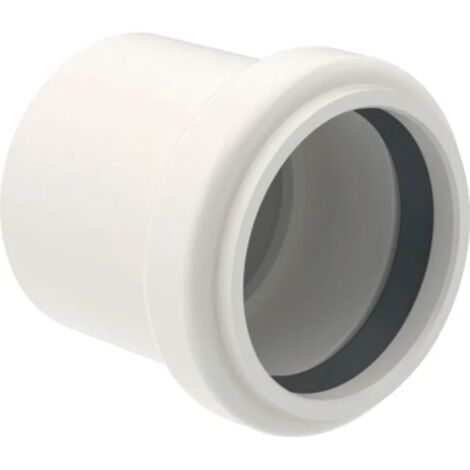 Geberit – Raccord de robinetterie adaptateur PE à joint – PVC à coller Ø50 – Filetage entrée 1" – Pour transition PVC/PE-HD