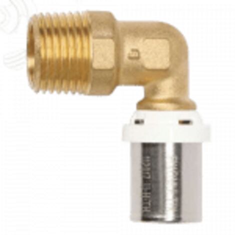 Raccord mâle à sertir coudé multicouche 26/34 - Ø26-1” - 30362-26-26 - Fixoconnect - Ayor (1/5)