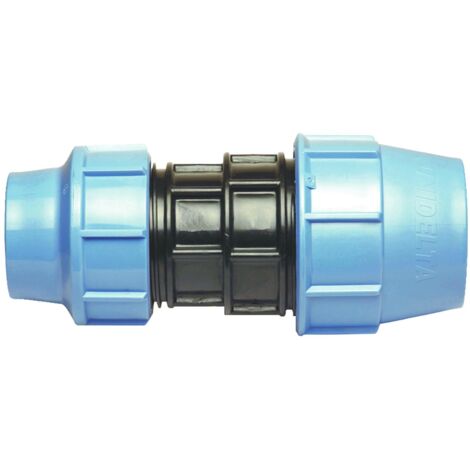 Raccord plastique manchon droit réduit pour tube PE Ø40-32 mm