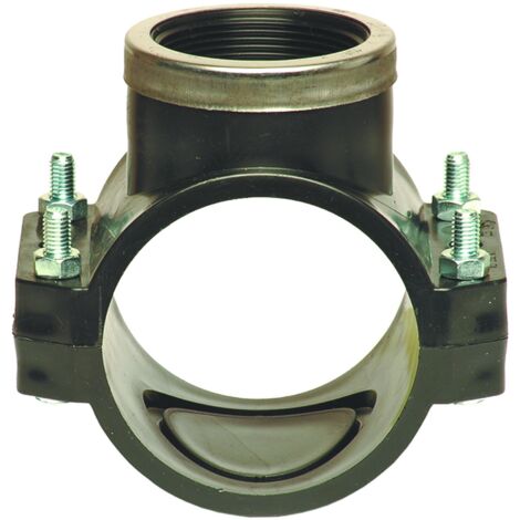 Collier de prise en charge Plastique p/r tube PE D32 - F20/27- Serrage extérieur