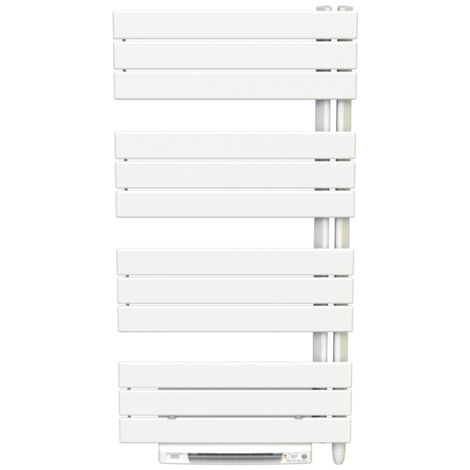 Sèche-serviette ARBORESCENCE SPEED'AIR droite Electrique blanc 1000W - 1730 x 600 mm - Finimetal (1/2)