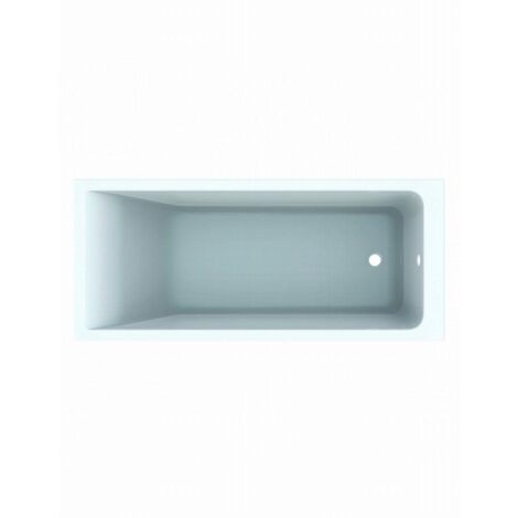 Geberit – Baignoire acrylique sanitaire rectangulaire 180x80cm – Blanc brillant – Hauteur 42cm – Capacité 242L – Avec pieds