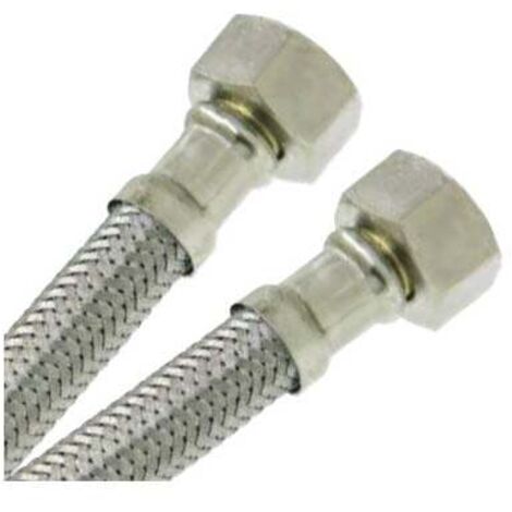 Watts – Flexible sanitaire inox 25mm – Femelle-Femelle 1' (26x34) – Longueur 1m – Pression max 10 bars – Débit 200L/min à 3 bars