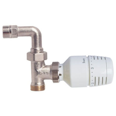 Tête thermostatique VT 0,38 + Corps droit avec coude Mâle 3/4 EK - Somatherm (1/3)