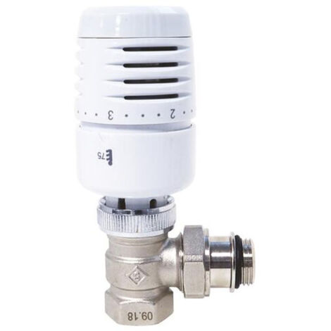 Tête thermostatique VT 0,38 + Corps thermostatique équerre Femelle 1/2" (15/21) - Somatherm