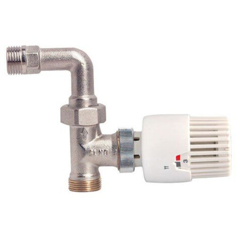 Tête thermostatique VT 0,56 + Corps thermostatique droit avec coude Mâle 3/4 EK - Somatherm (1/3)