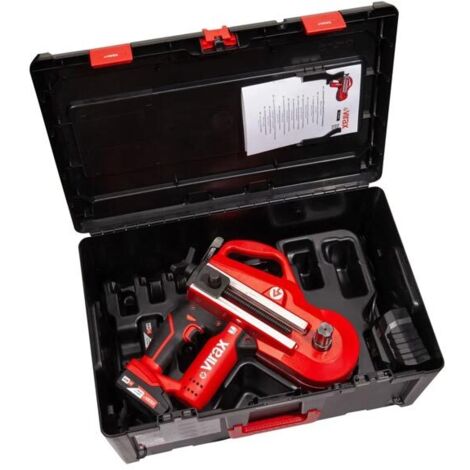 Virax – Cintreuse électroportative 18V pour tubes Ø35mm cuivre et Ø40mm multicouche – Coffret Virabox – Utilisation en atelier et chantier