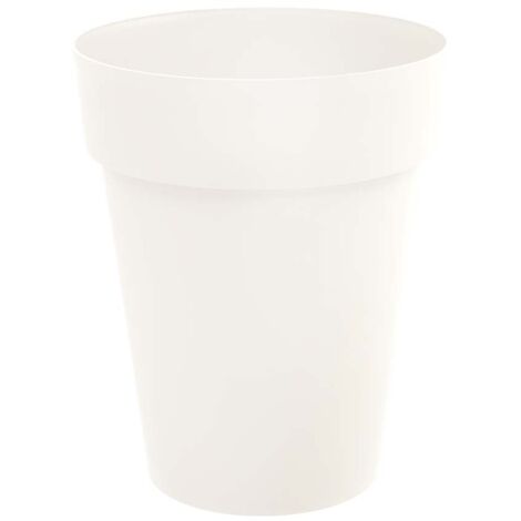 Vase mi-haut Toscane POP Ø44 x 53 cm rond - 50 litres - blanc - EDA (1/3)