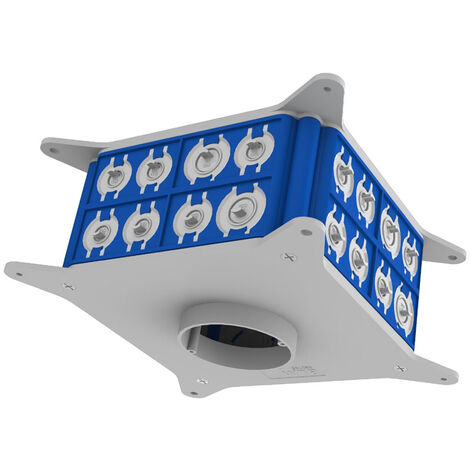 Boîte de dérivation MINIBOX No Air BBC Ø67 mm – Dimensions 180 x 180 x 85 mm – Entrées avec membranes et crans de maintien – BLM