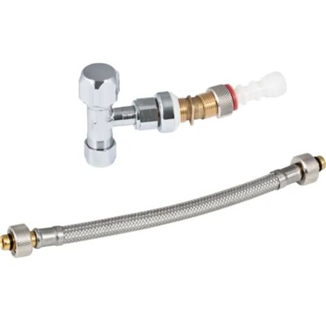 Kit de raccordement d'eau latéral pour panneau sanitaire Geberit MONOLITH pour WC - Geberit (1/2)