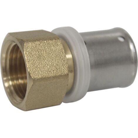 Raccord multicouche à sertir droit femelle (15/21) 1/2" - Ø20x2,0 - MULTIPEX (1/3)