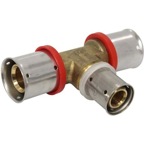 Té multicouche à sertir réduit - Ø26x3,0 - Ø20x2,0 - Ø26x3,0 - MULTIPEX (1/4)