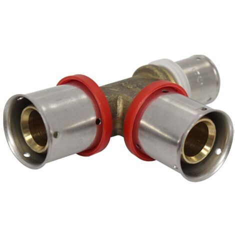 Té multicouche à sertir réduit - Ø26x3,0 - Ø26x3,0 - Ø20x2,0 - MULTIPEX (1/5)