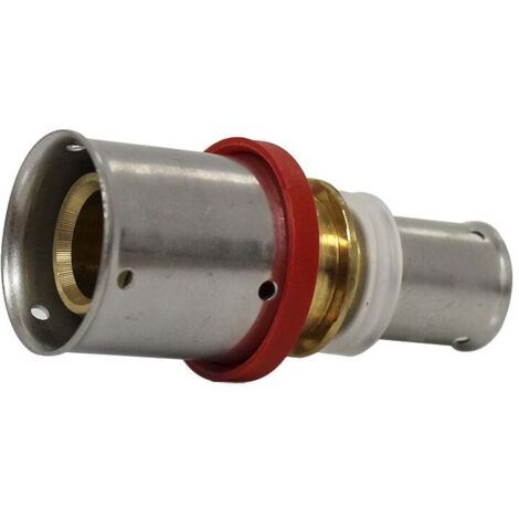 Raccord multicouche à sertir manchon inégal - Ø26x3,0 - Ø16x2,0 (1/4)