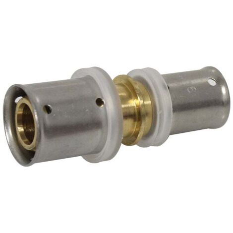 Raccord multicouche à sertir manchon inégal - Ø20x2,0 - Ø16x2,0 - MULTIPEX (1/3)