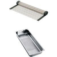 Set accessoires éviers Mythos Fragranit : Rollmat + panier égouttoir - Franke