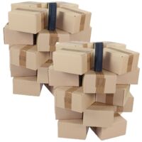 40 boîtes de 300 agrafes TECHNIK - Hauteur 60 mm - Fixation tube Ø 16 / 20 mm