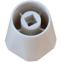 Somatherm – Volant seul pour robinet simple réglage carré 5 mm – Compatible robinets Eco Leader 12/17 et 15/21 – Installation facile