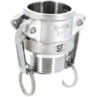 Raccord rapide à cames inox coupleur mâle B - 3/4'' (20/27)