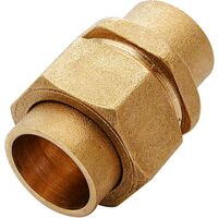 Raccord Union 3 pièces Femelle 340 CU - Cuivre Ø35 - Arcanaute