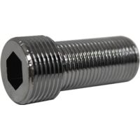 Anquier – Lot de 2 rallonges M1/2" – Sortie M3/4" – Broché – Raccord de robinetterie pour espaces confinés – 55 mm