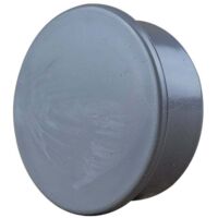 First Plast – Tampon hermétique PVC mâle Ø40 – Raccord de robinetterie – Filetage entrée 1" – Fixation par vis – Pour chantiers humides
