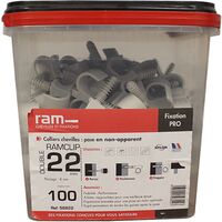 5 Colliers Cheville RAMCLIP Double Gris Pour Tube Nu 28 à 32 Et Prgainprgainduo 16 61934087 5 Colliers Cheville RAMCLIP Double Gris Pour Tube Nu 28 à 32 Et Prgainprgainduo 16 61934087