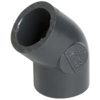Raccord pression PVC Nicoll - Coude FF 45° Ø25 NF