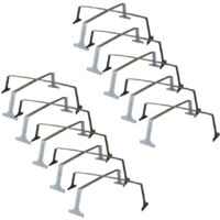 Lot de 10 protections de spot RAMSPOT SB – Pour laine en rouleau – Fixation pour dalle luminaire – Usage pour plafonds modulaires isolés