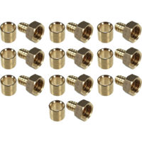 Ibp Bänninger – Lot de 10 raccords PER à glissement Ø16 – Femelle écrou libre 3/8" (12/17) – Raccordement rapide pour eau chaude – Compatible avec nourrices