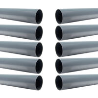 Arcanaute – Lot de 10 tubes PVC évacuation NF-Me lisse – diamètre 32 mm – longueur 4 mètres – épaisseur 3,0 mm – pour eaux usées