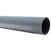 Lot de 5 Tubes PVC évacuation NF-Me lisse - diamètre 50 mm - 4 mètres